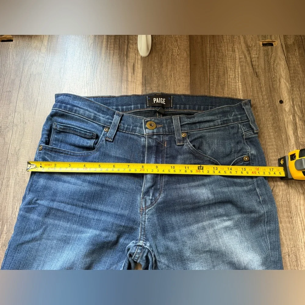 PAIGE Lexon Blue Jeans Size Womens 29 EUC - Picture 6 of 12